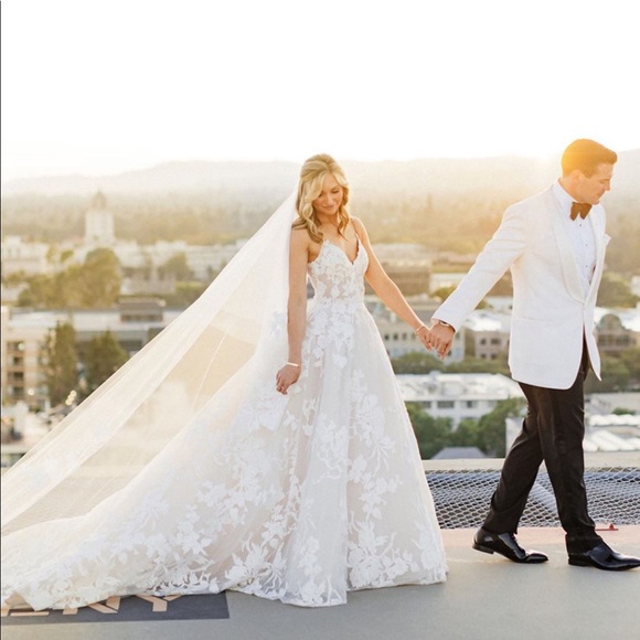 Monique Lhuillier Maeve Wedding Gown WHITE - Picture 7 of 9